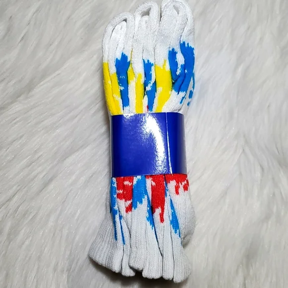 Leaf print crew socks - Picture 3 of 3